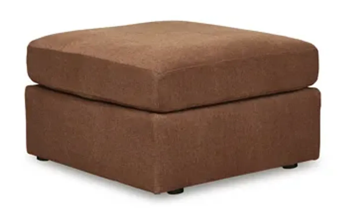 Modmax Oversized Accent Ottoman- Tan