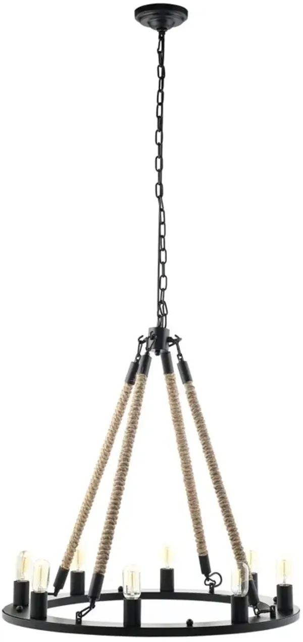 Modway EEI-1574 Modway Encircle Chandelier, 31.5" x 31.5" x 31.5", Black