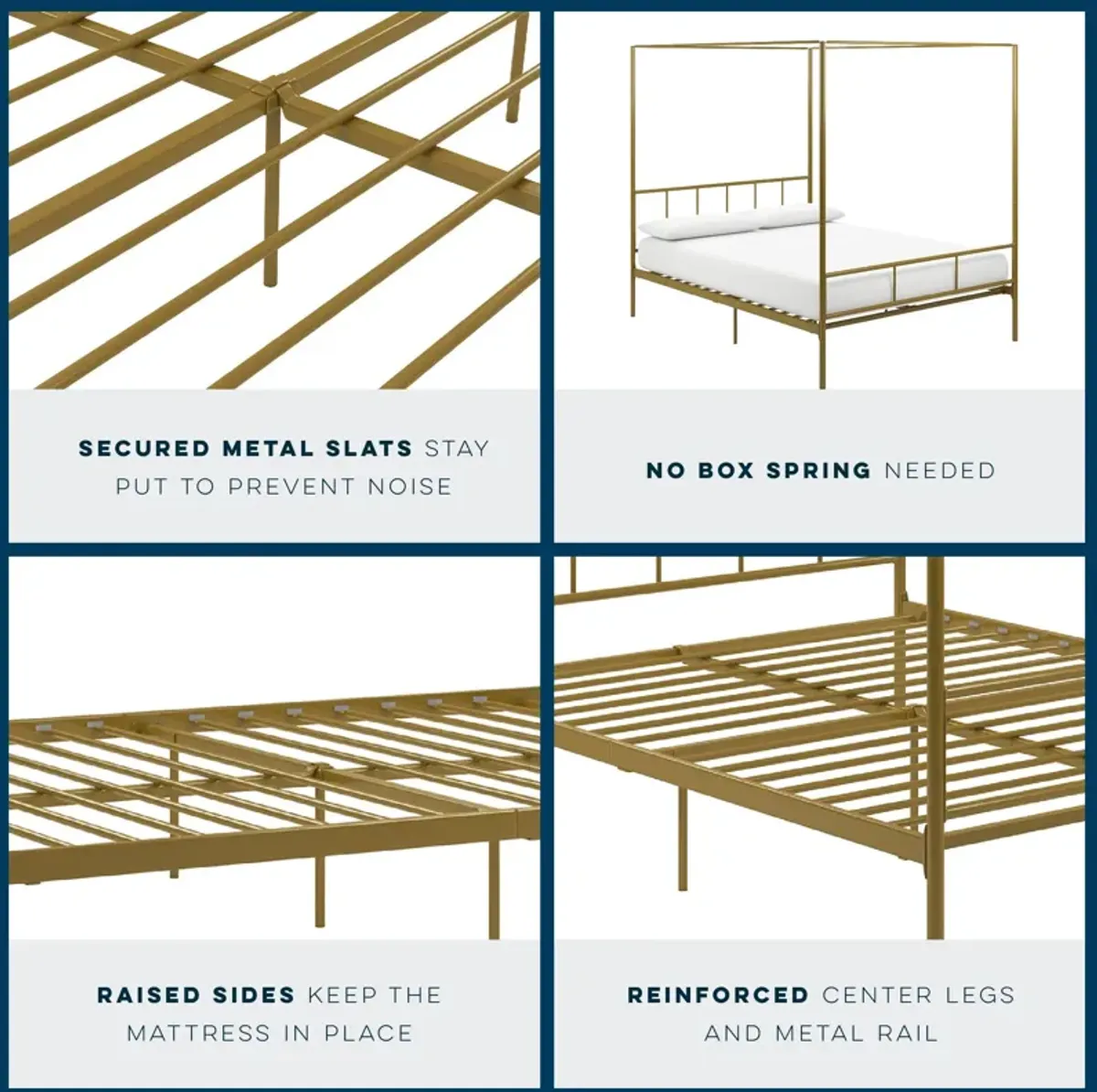 Novogratz Marion Canopy Bed