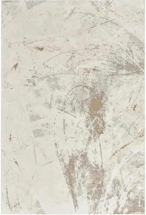 Desire DSR04 Cream/Gray 3'11" x 5'11" Rug