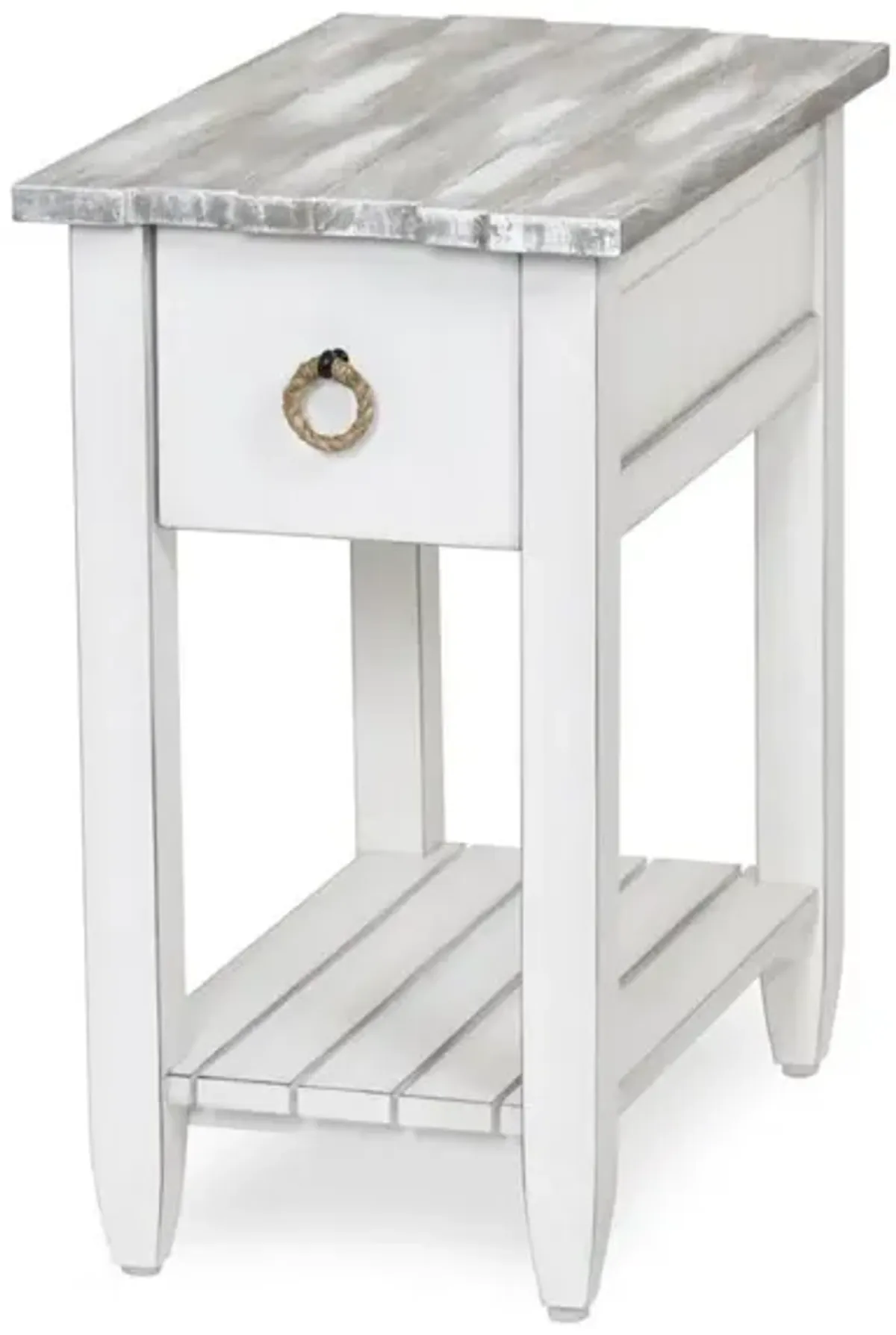 Sea Winds Coastal Furniture Picket Fence Chairside Table