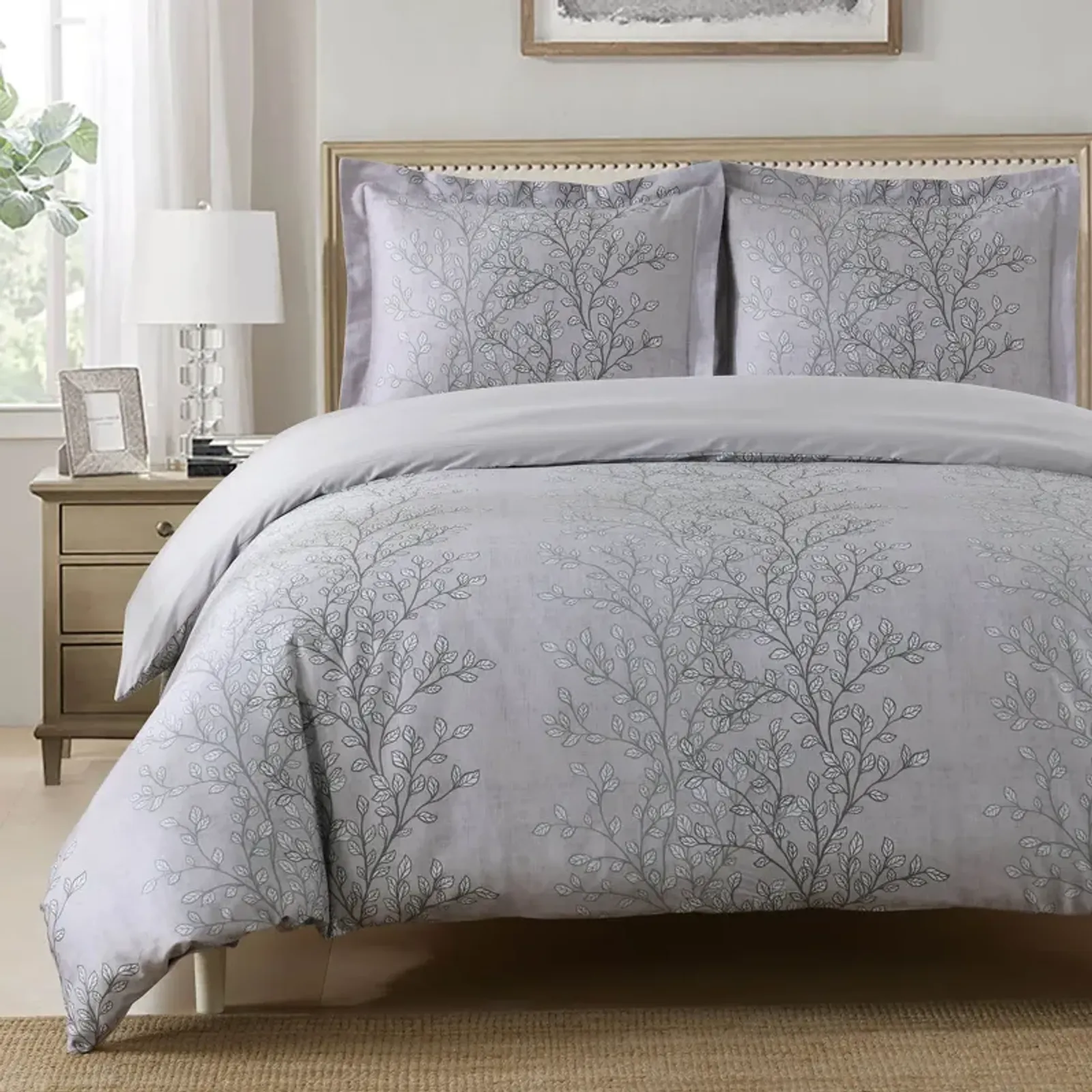 Egyptian Linens - Arboreal 100% Cotton Duvet Cover Set