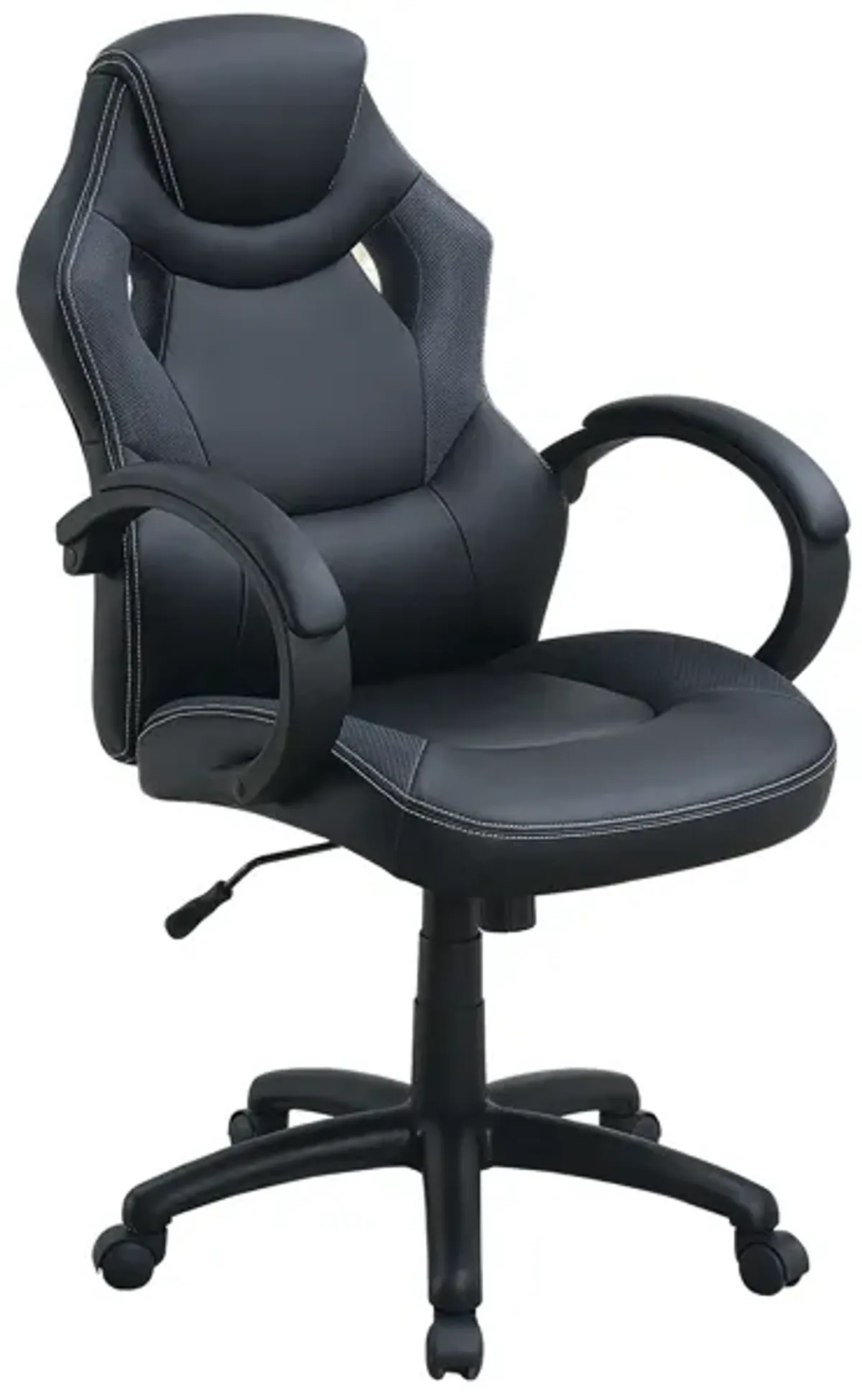 Streamdale Adjustable Height Executive Office Chair, Black