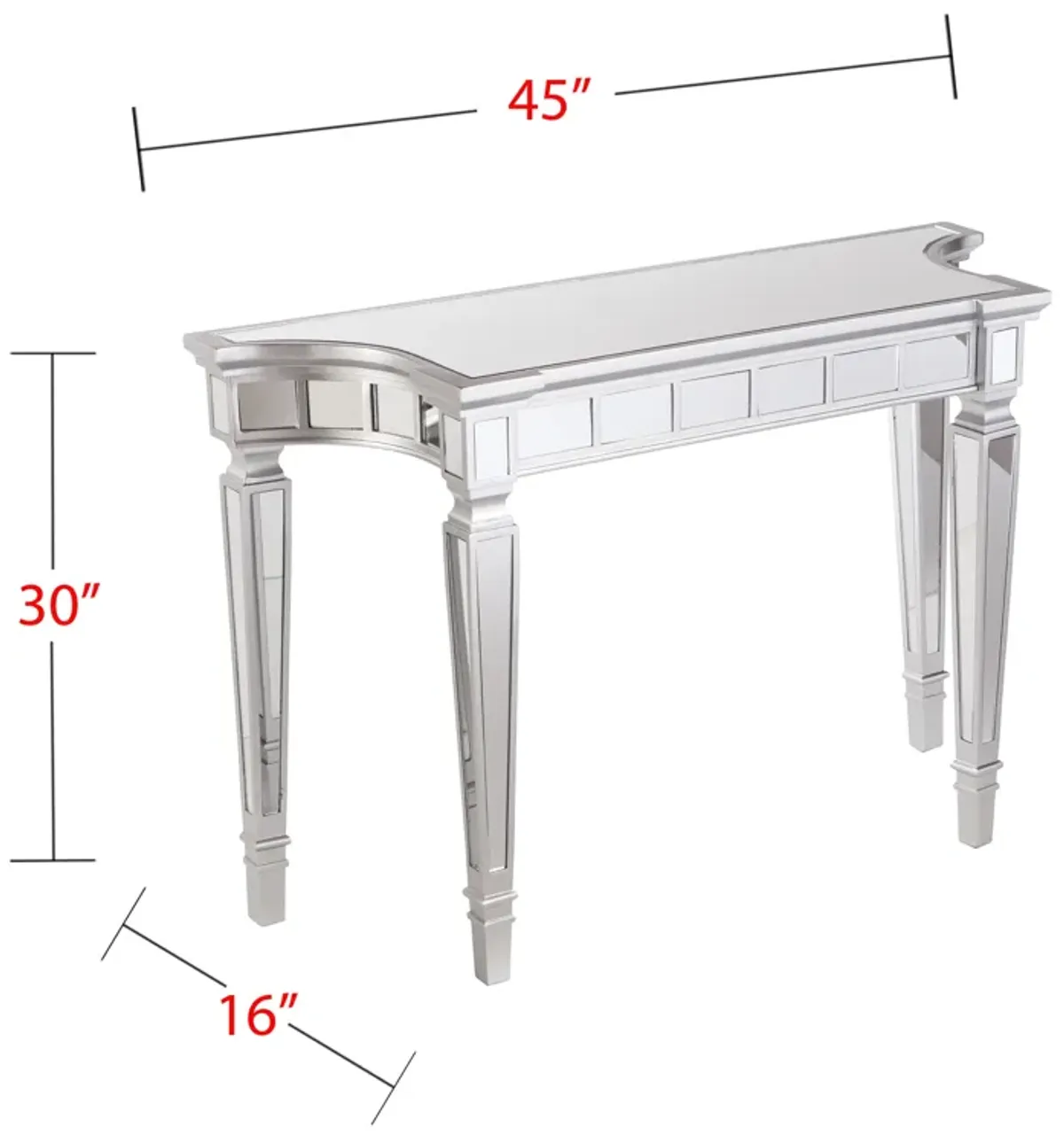 Fareham Mirrored Console