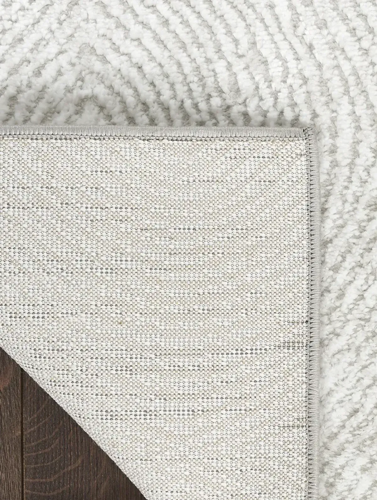 Dew DEW03 Silver 5'3" x 7' Rug