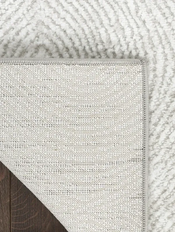 Dew DEW03 Silver 5'3" x 7' Rug