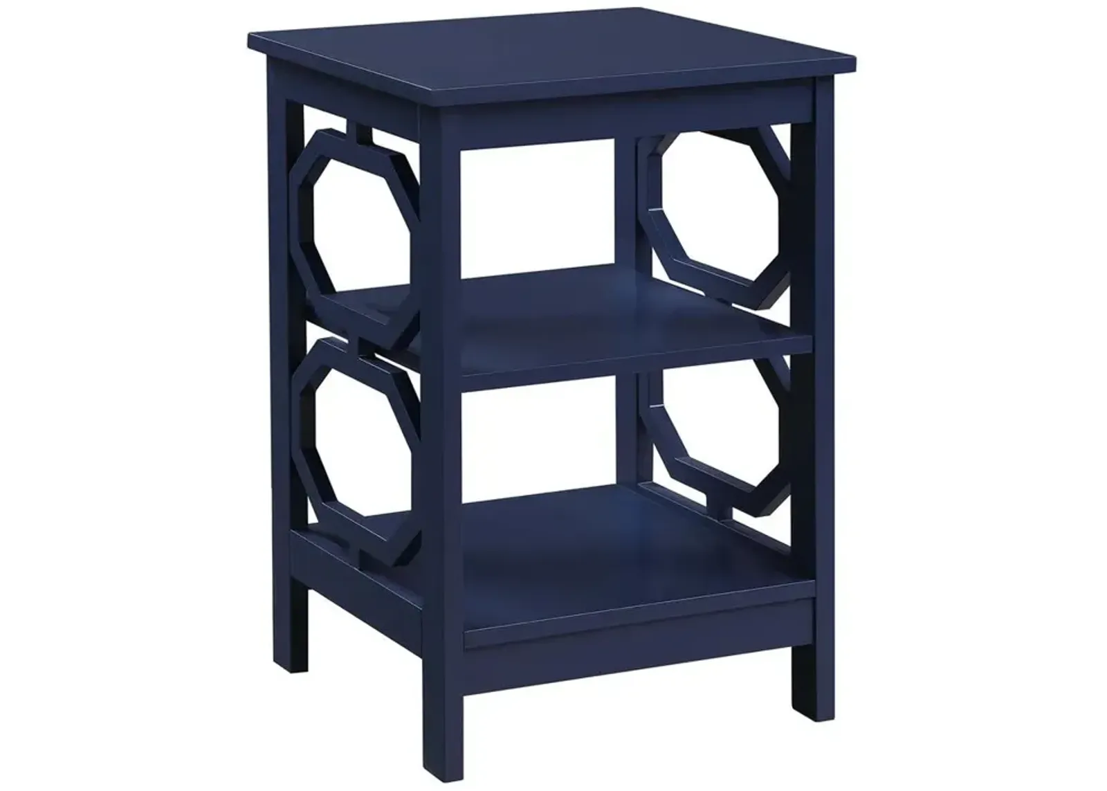 Convenience Concepts Omega End Table, Cobalt Blue