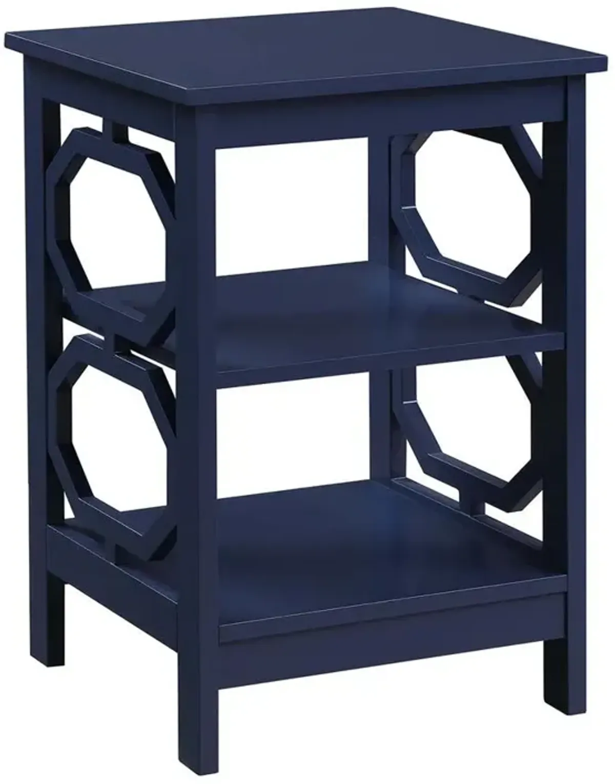 Convenience Concepts Omega End Table, Cobalt Blue