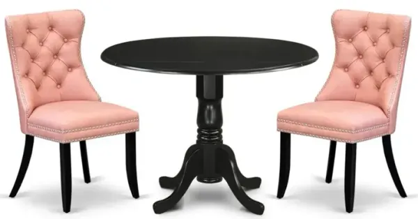 3 Piece Kitchen Table & Chairs Set