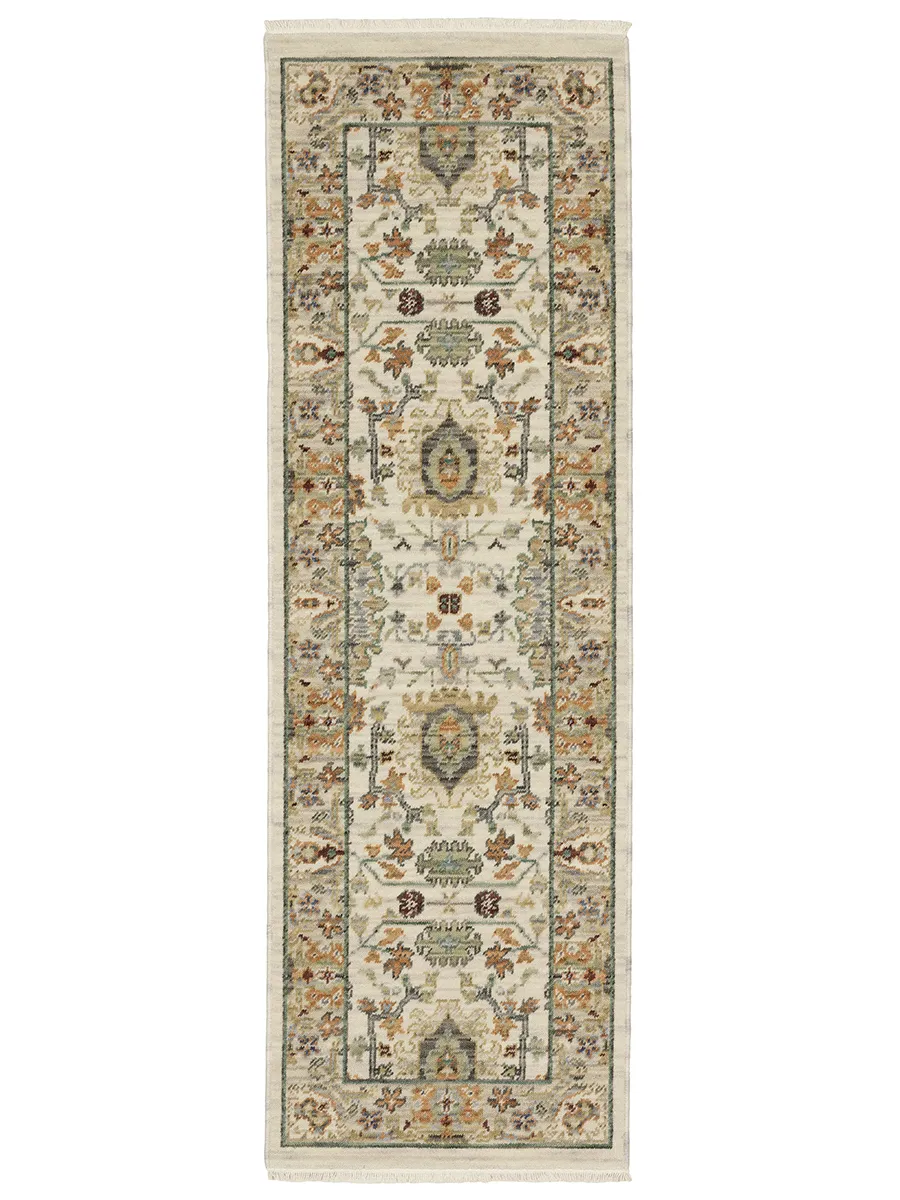 Lucca 2' x 6' Ivory Rug