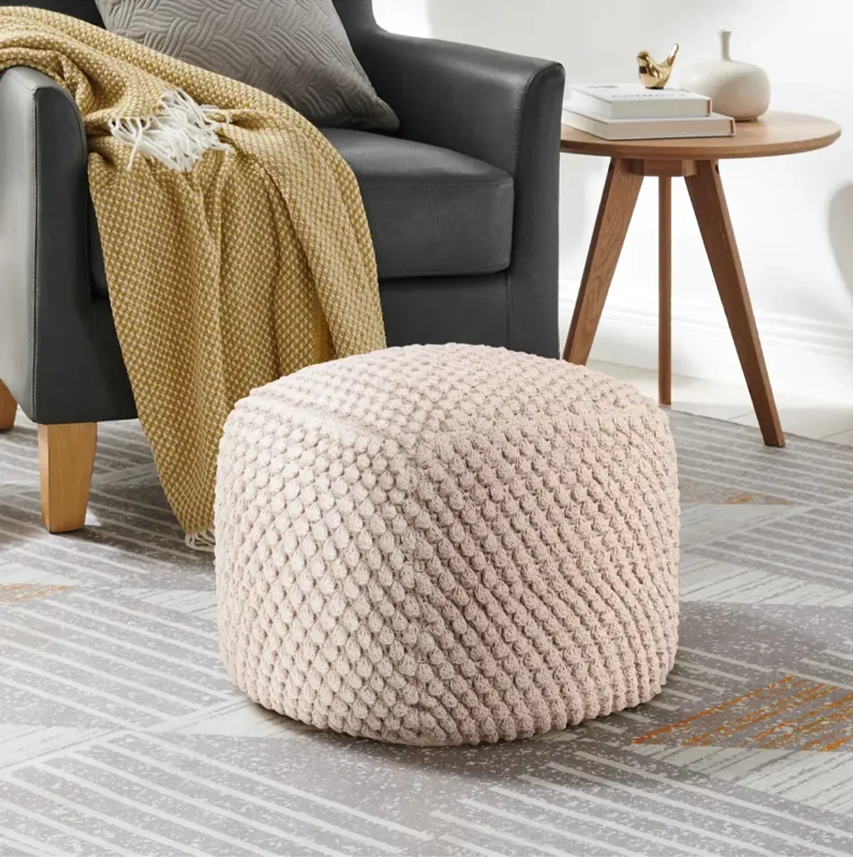 Loft Lyfe Priscila Cotton Yarn Pouf