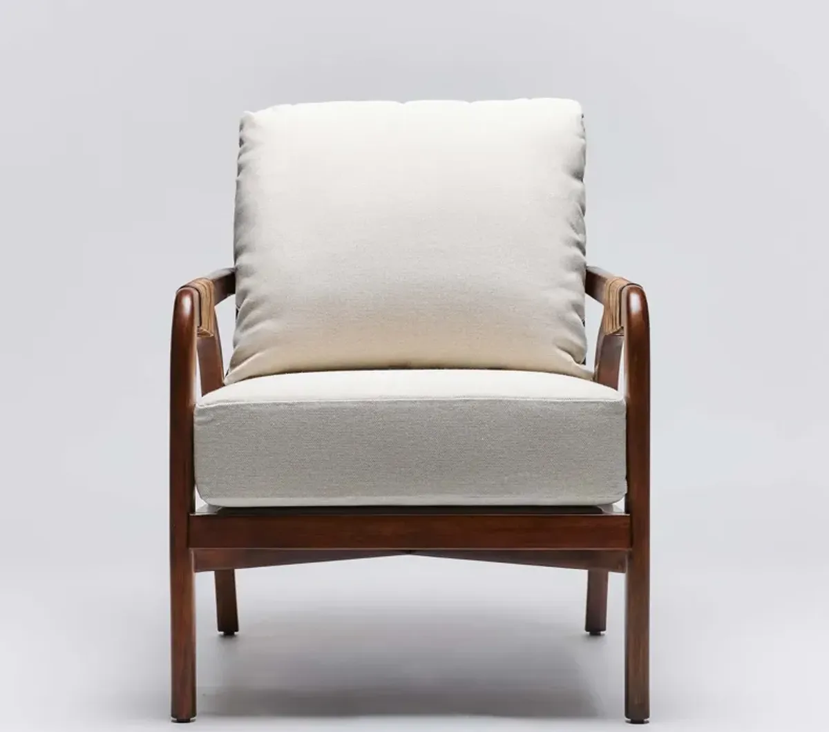 Delray Lounge Chair - White Ceruse