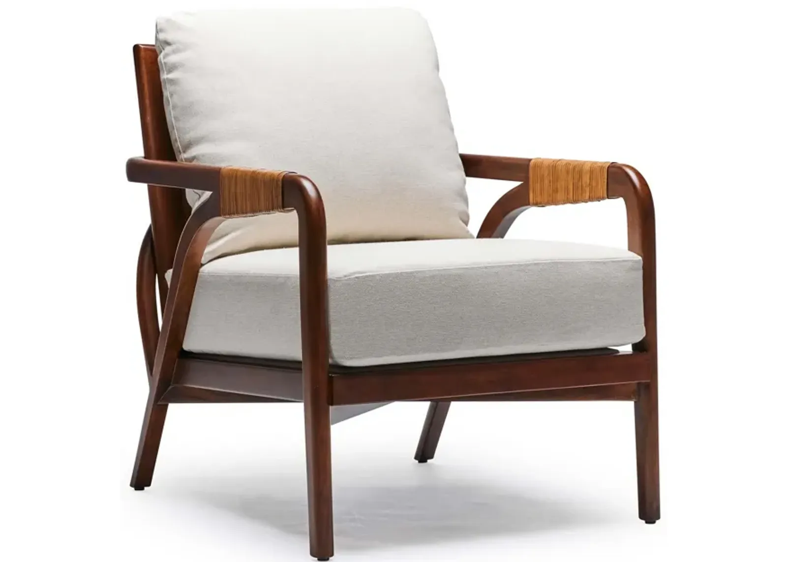 Delray Lounge Chair - White Ceruse