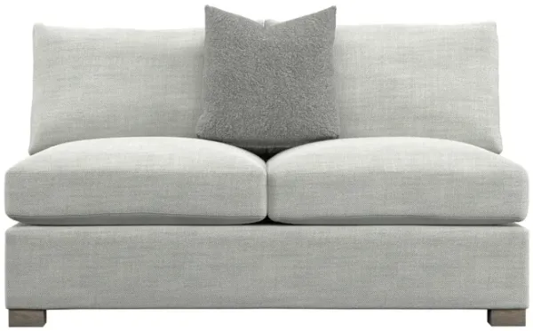 Kelsey Fabric Armless Loveseat
