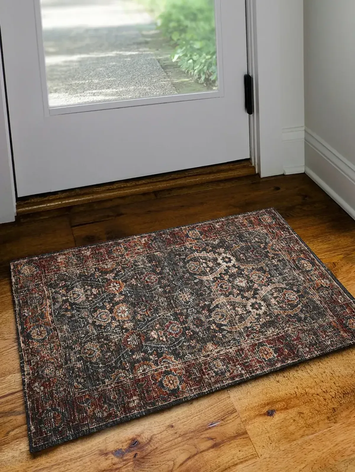 Jericho JC1 Charcoal 2' x 3' Rug