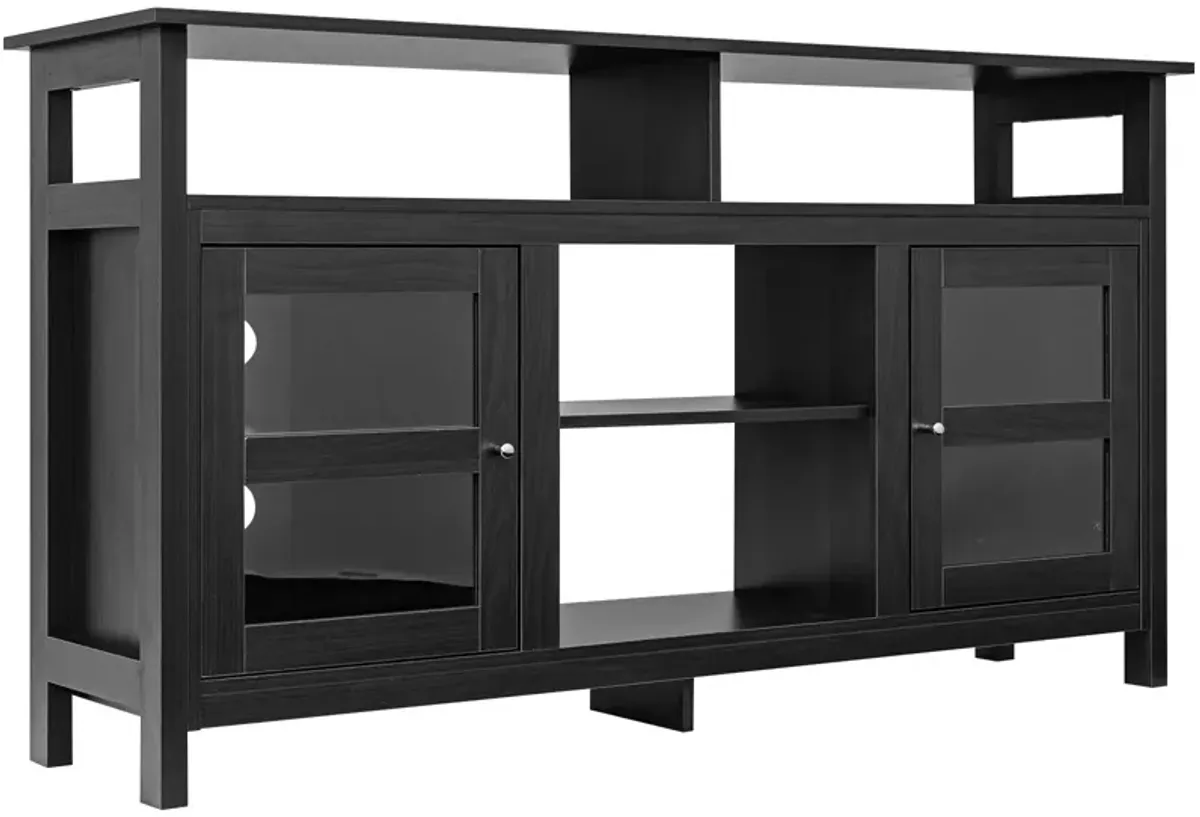 58 Inch TV Stand Entertainment Console Center with 2 Cabinets