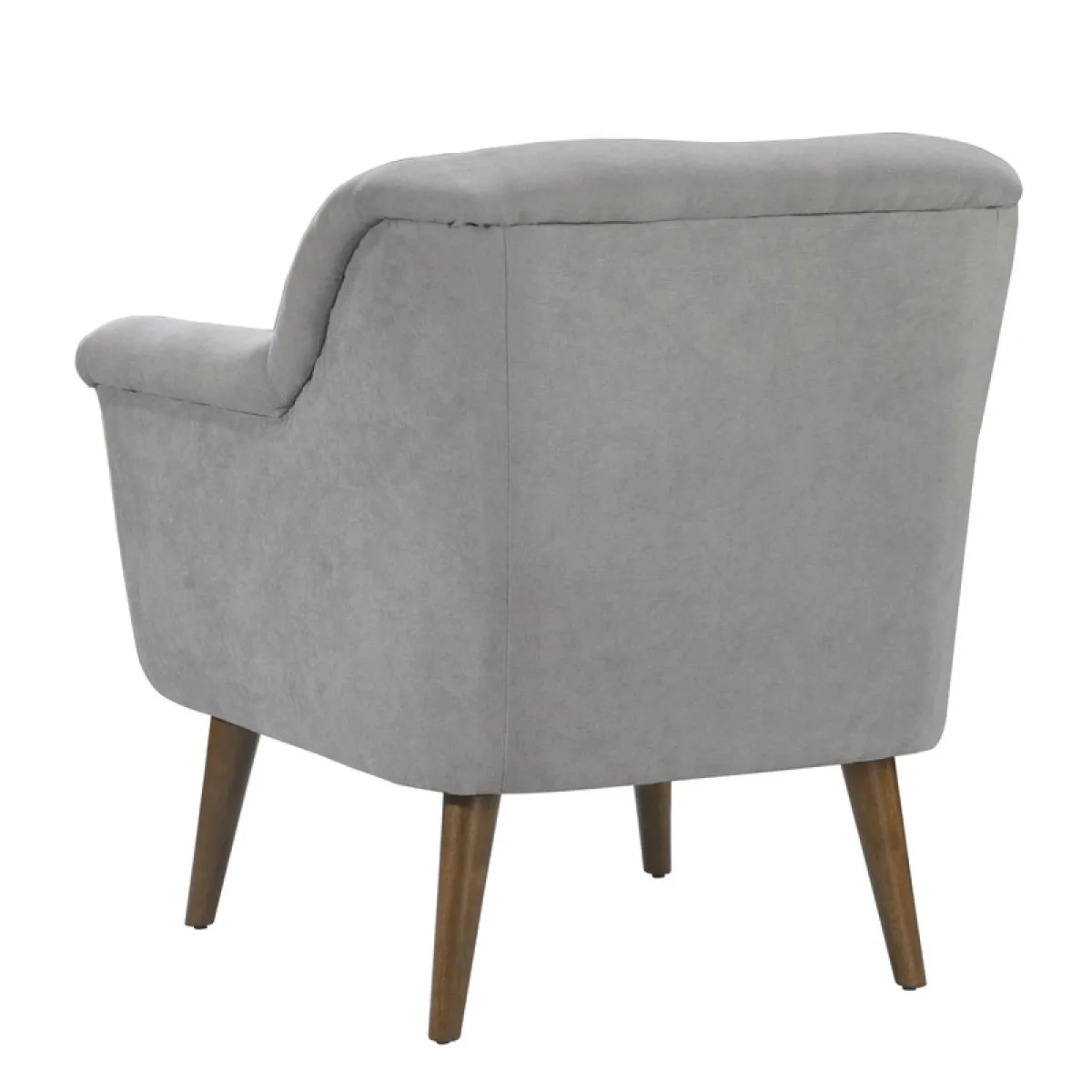 Shelby Steel Woven Fabric Oversized Armchair