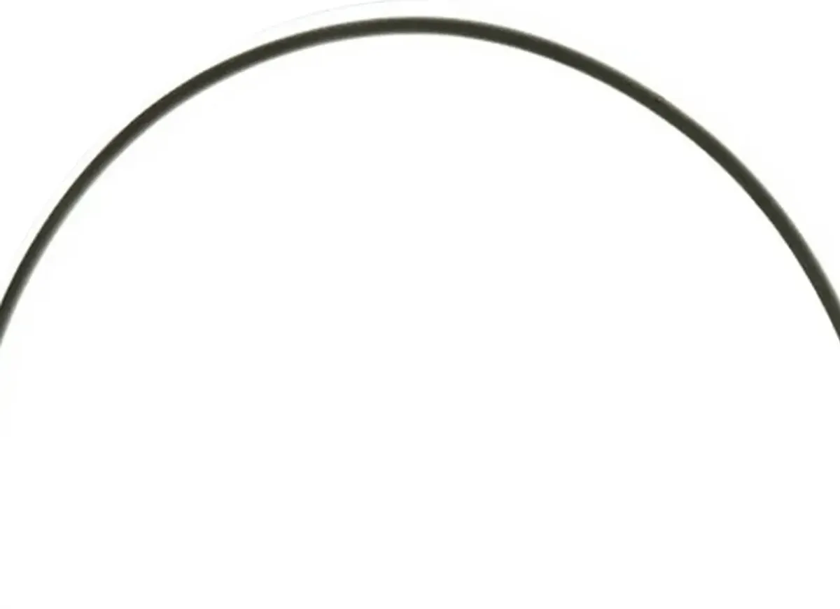 Sine 21 Inch Table Lamp, Modern Circle Ring LED, Sleek Black Metal Base-Benzara