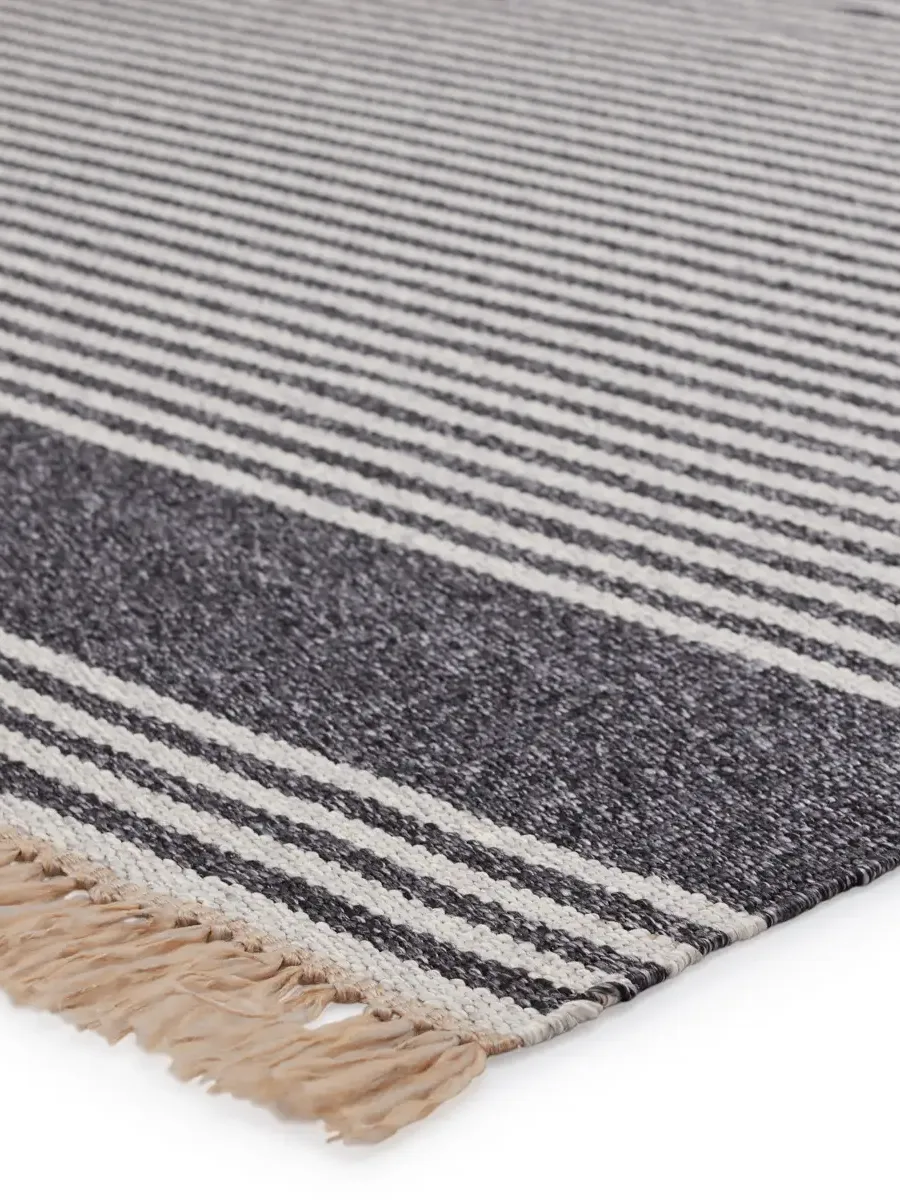 Morro Bay Strand Gray 3' x 8' Runner Rug