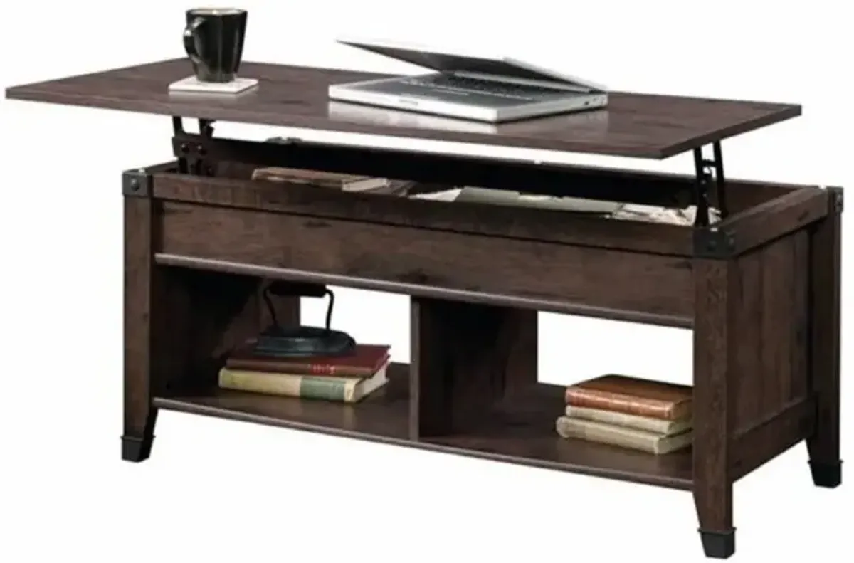 Hivvago Dark Brown Lift-Top Multi Purpose Coffee Table