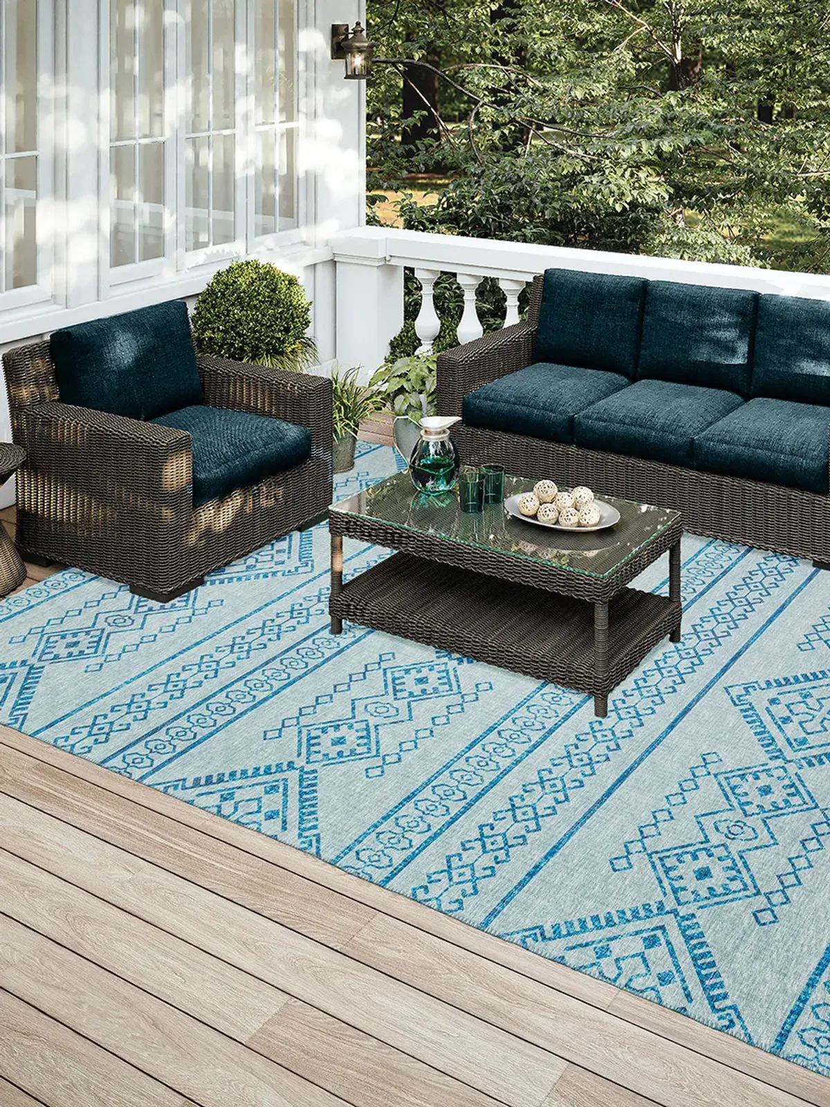 Sedona SN14 Sky 9' x 12' Rug