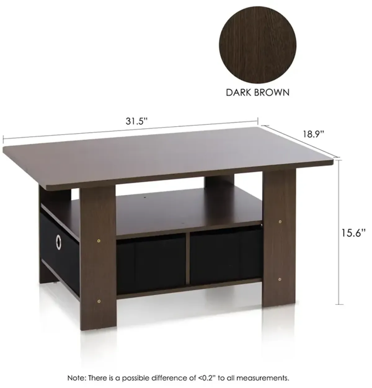 Coffee Table w/Bin Drawer