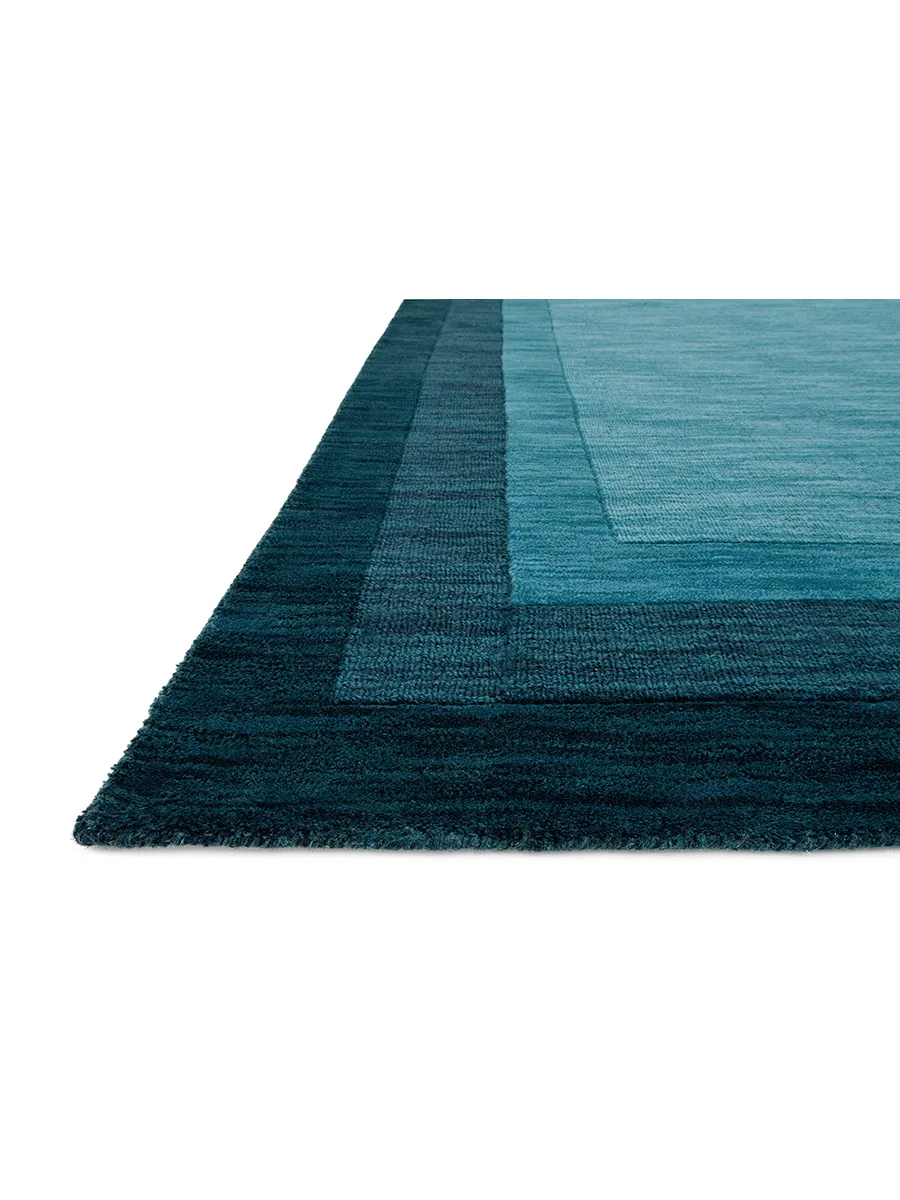 Hamilton HM01 Teal 5' x 7'6" Rug