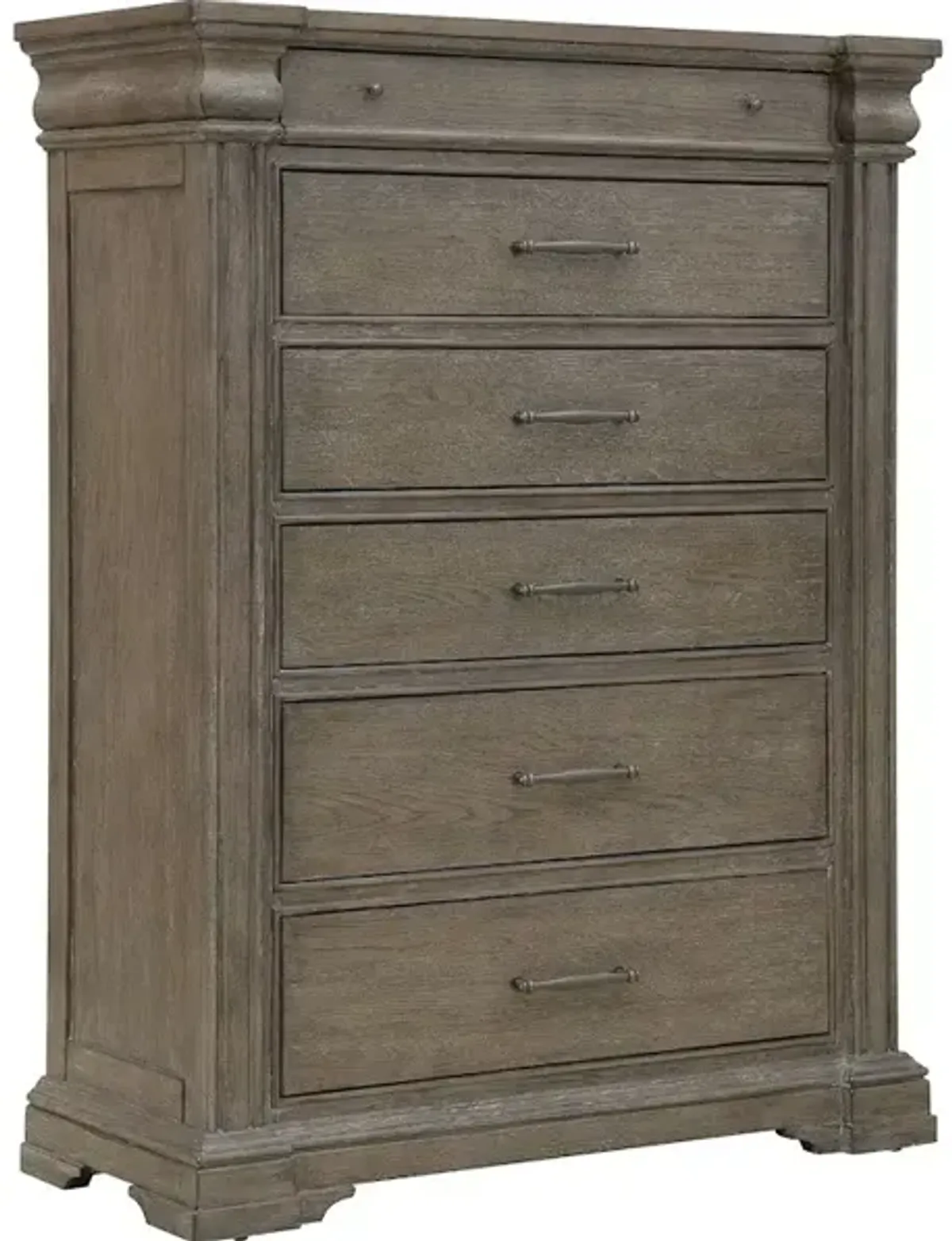 Madison Ridge Brown 6-Drawer Chest