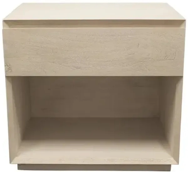 Flagstaff 1-Drawer Nightstand  in Stone Natural