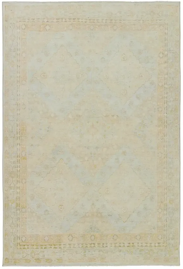 Boheme Winn Blue 3' x 10' Runner Rug
