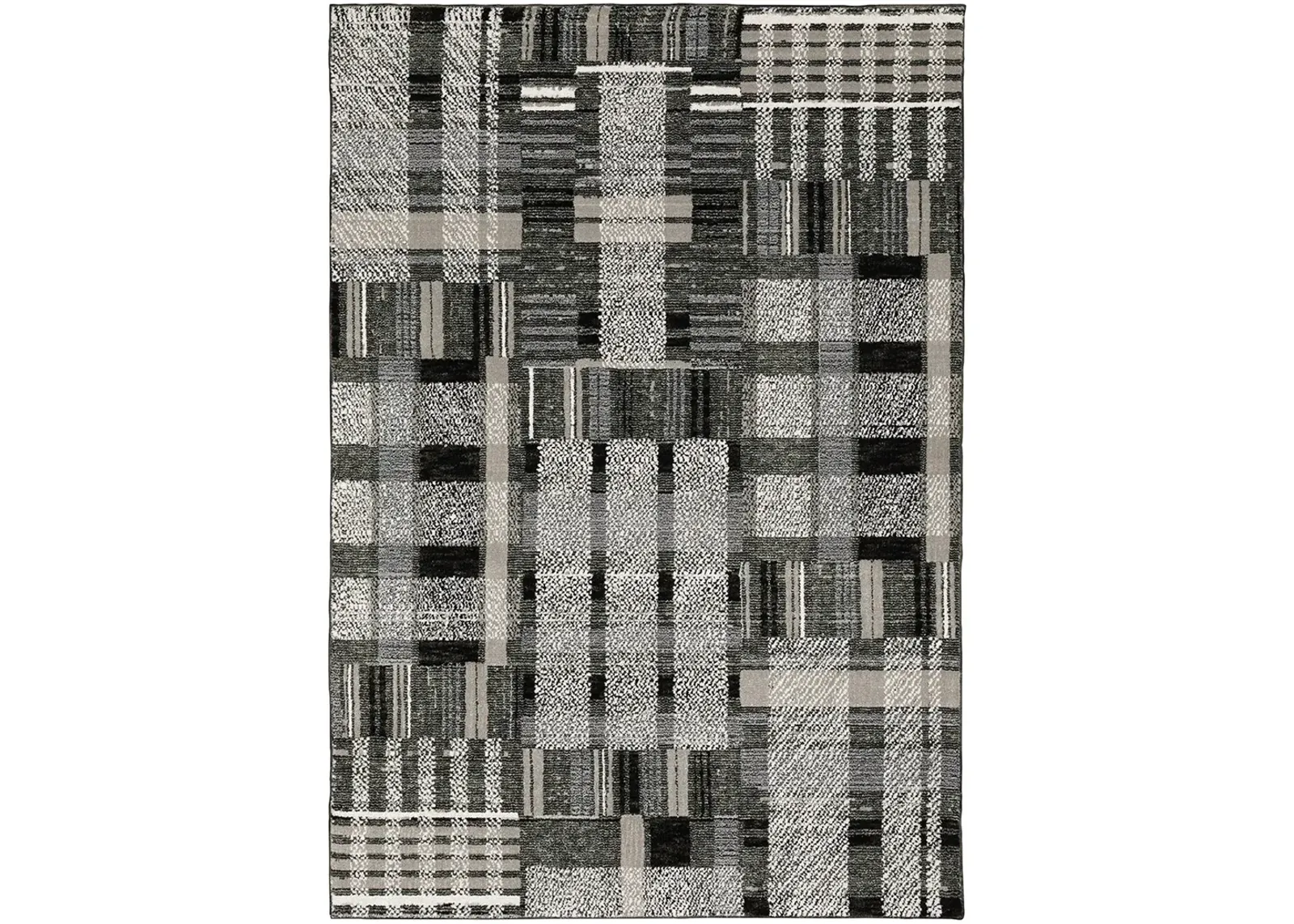 Atlas 6'7" x 9'6" Black Rug