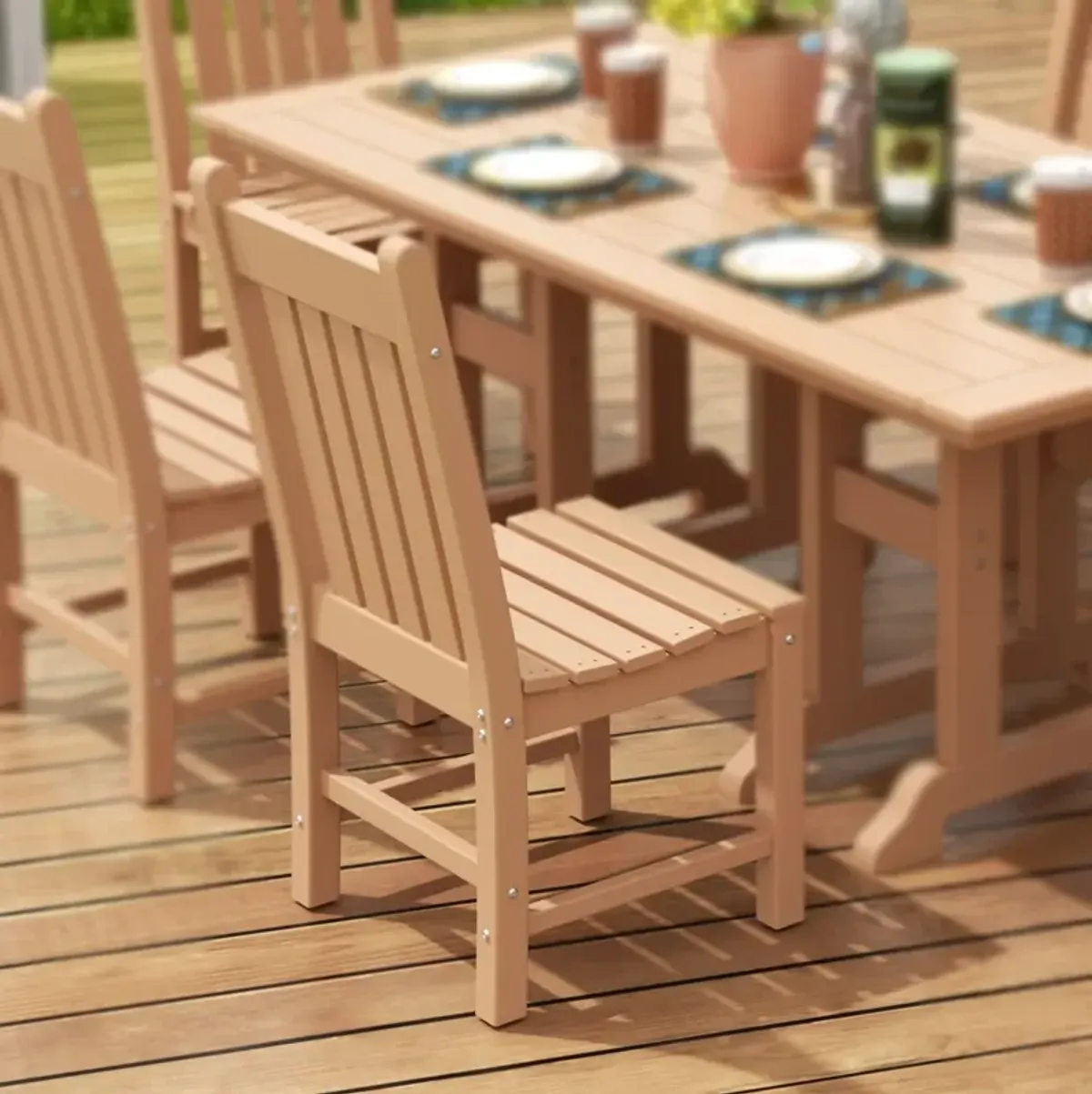 WestinTrends Outdoor Patio Dining Chair