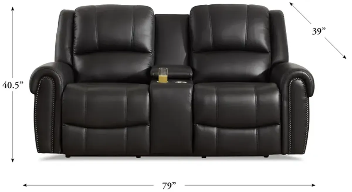 Marco Power Zero Gravity Reclining Loveseat with Console