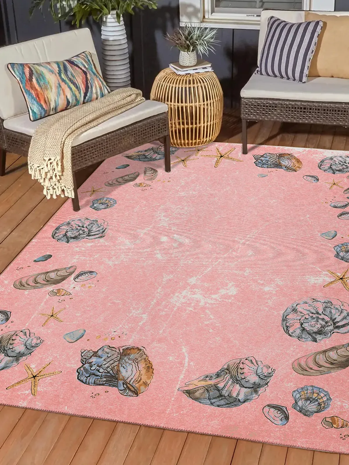 Seabreeze SZ9 Salmon 5' x 7'6" Rug