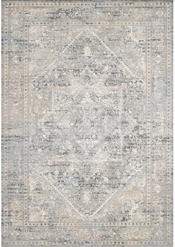 Lucia LUC01 Grey/Sunset 7'9" x 10'6" Rug