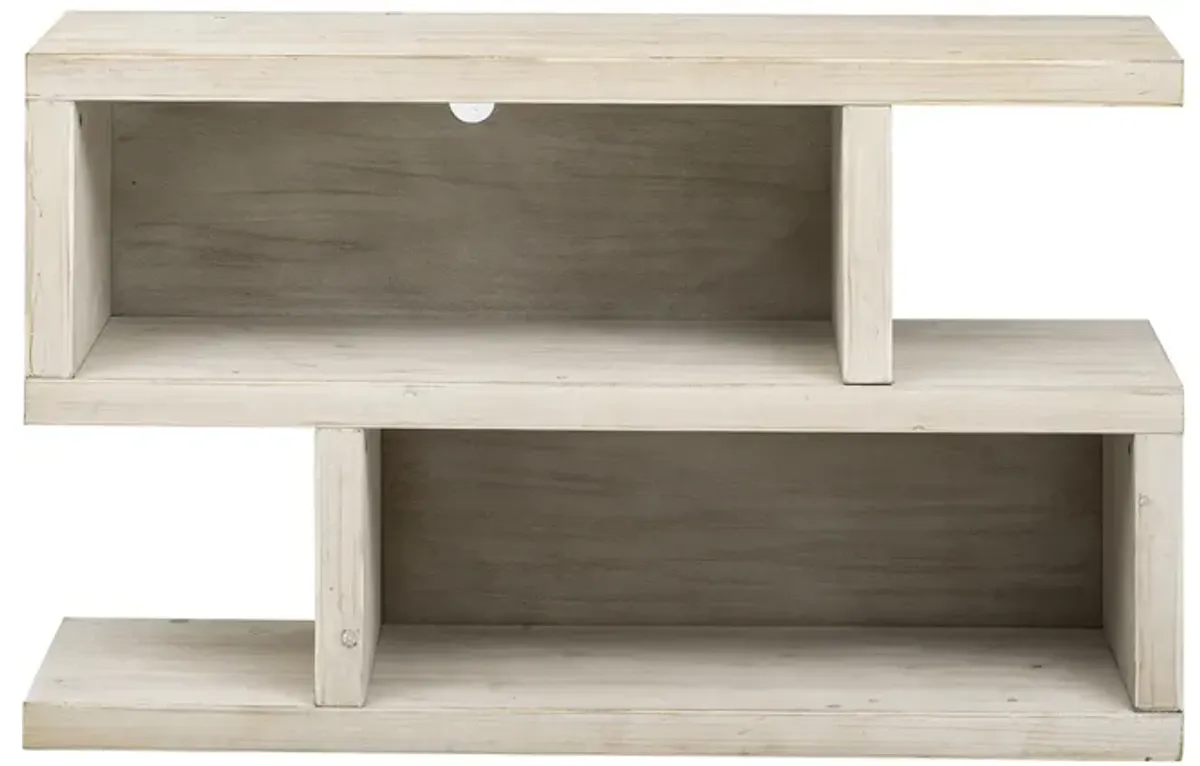 Merax Retro Console Table with 2-Tier Open Shelf