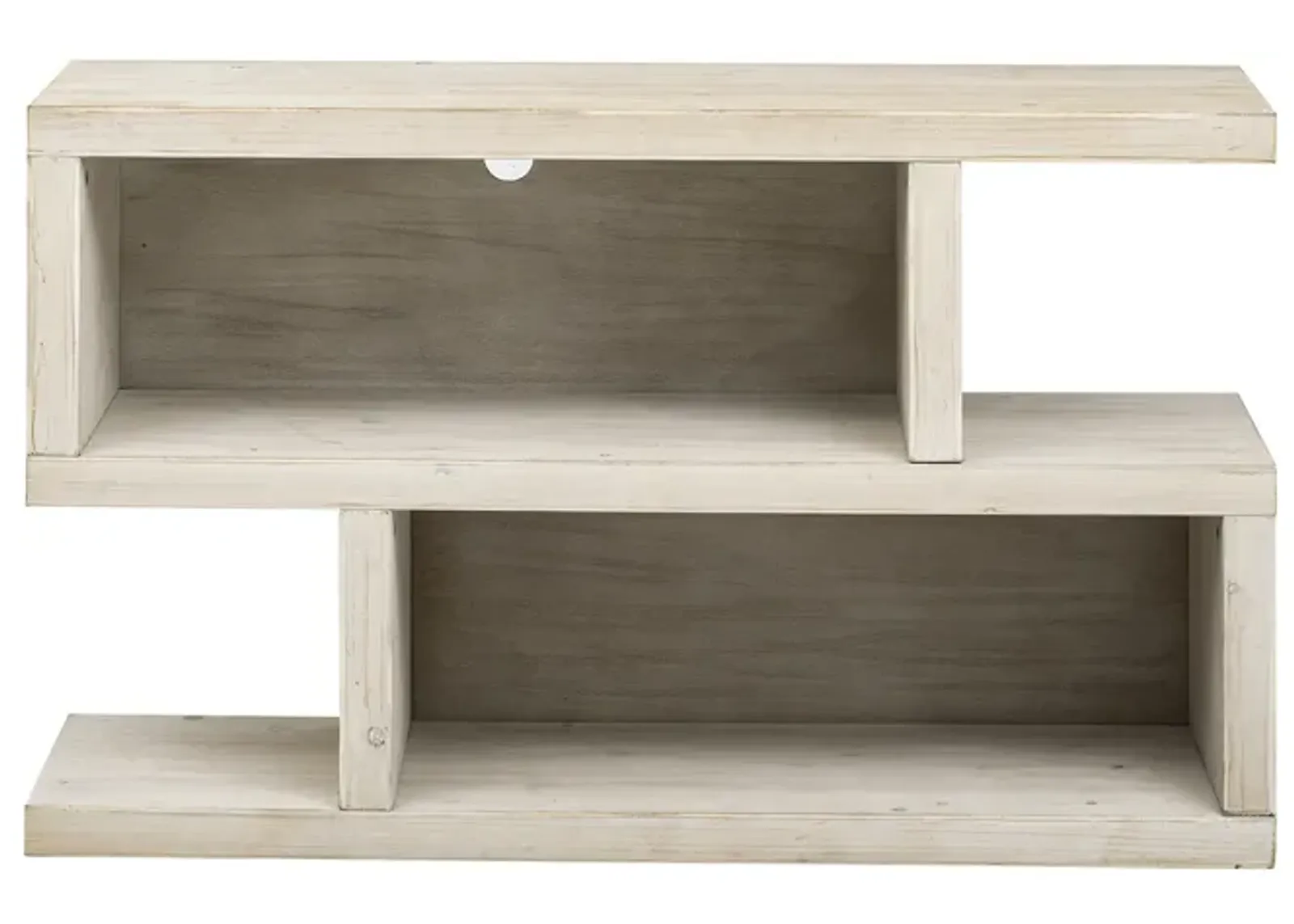 Merax Retro Console Table with 2-Tier Open Shelf