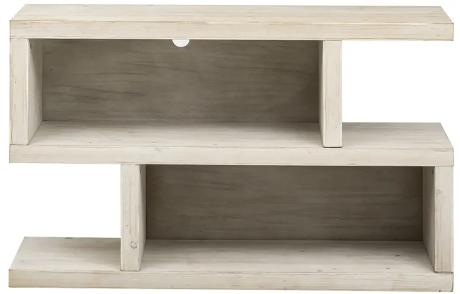 Merax Retro Console Table with 2-Tier Open Shelf