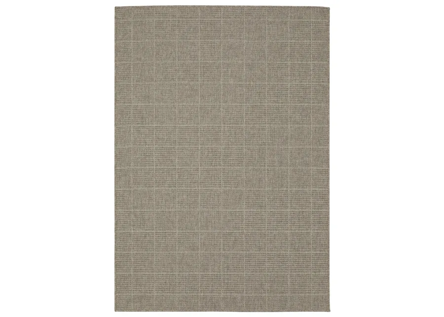 Caicos 6'7" x 9'2" Grey Rug