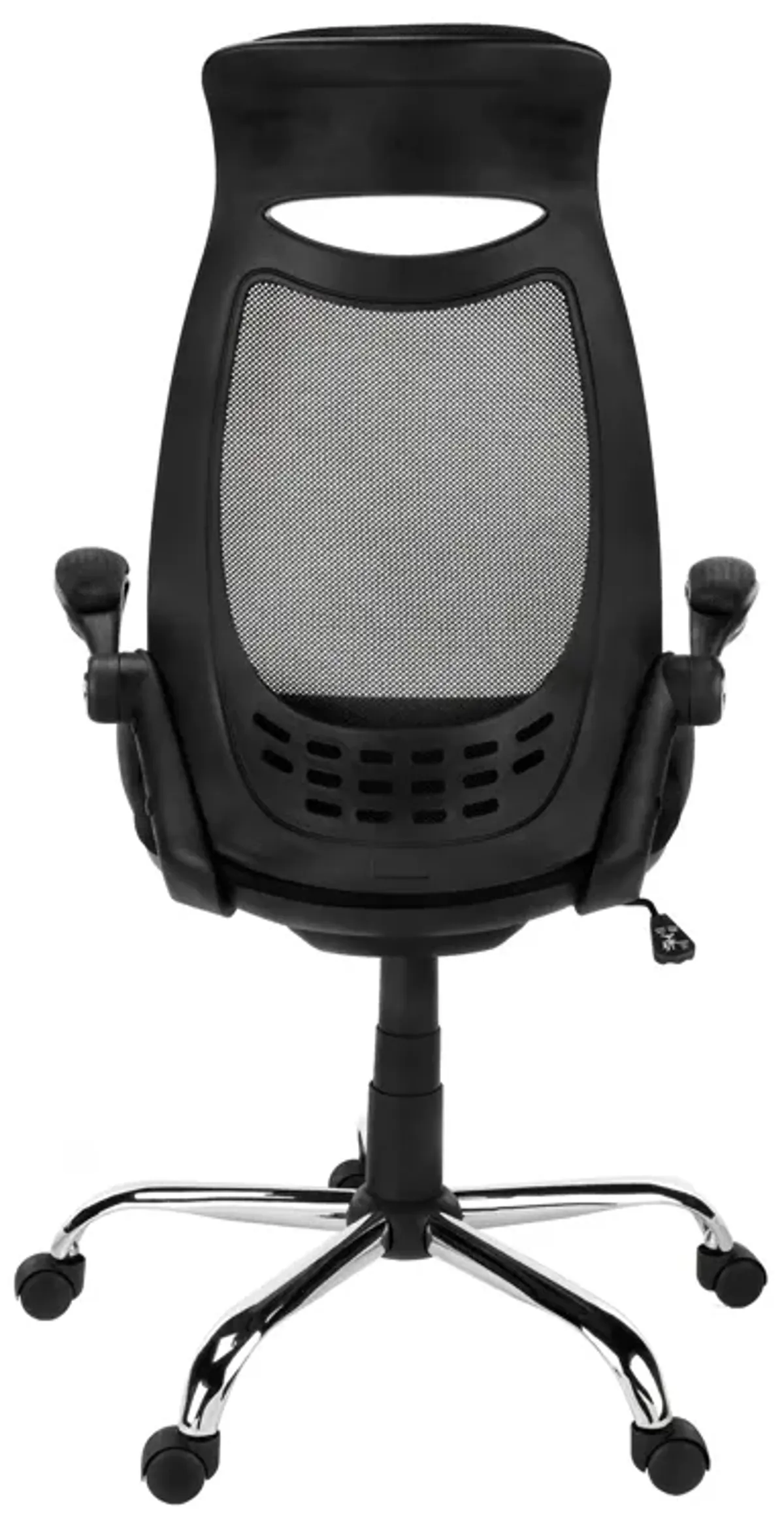 Monarch Specialties I 7268 Office Chair, Adjustable Height, Swivel, Ergonomic, Armrests, Computer Desk, Work, Metal, Mesh, Black, Chrome, Contemporary, Modern