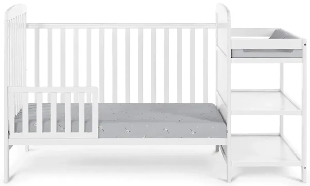 Suite Bebe Ramsey 3-in-1 Crib and Changer Combo White