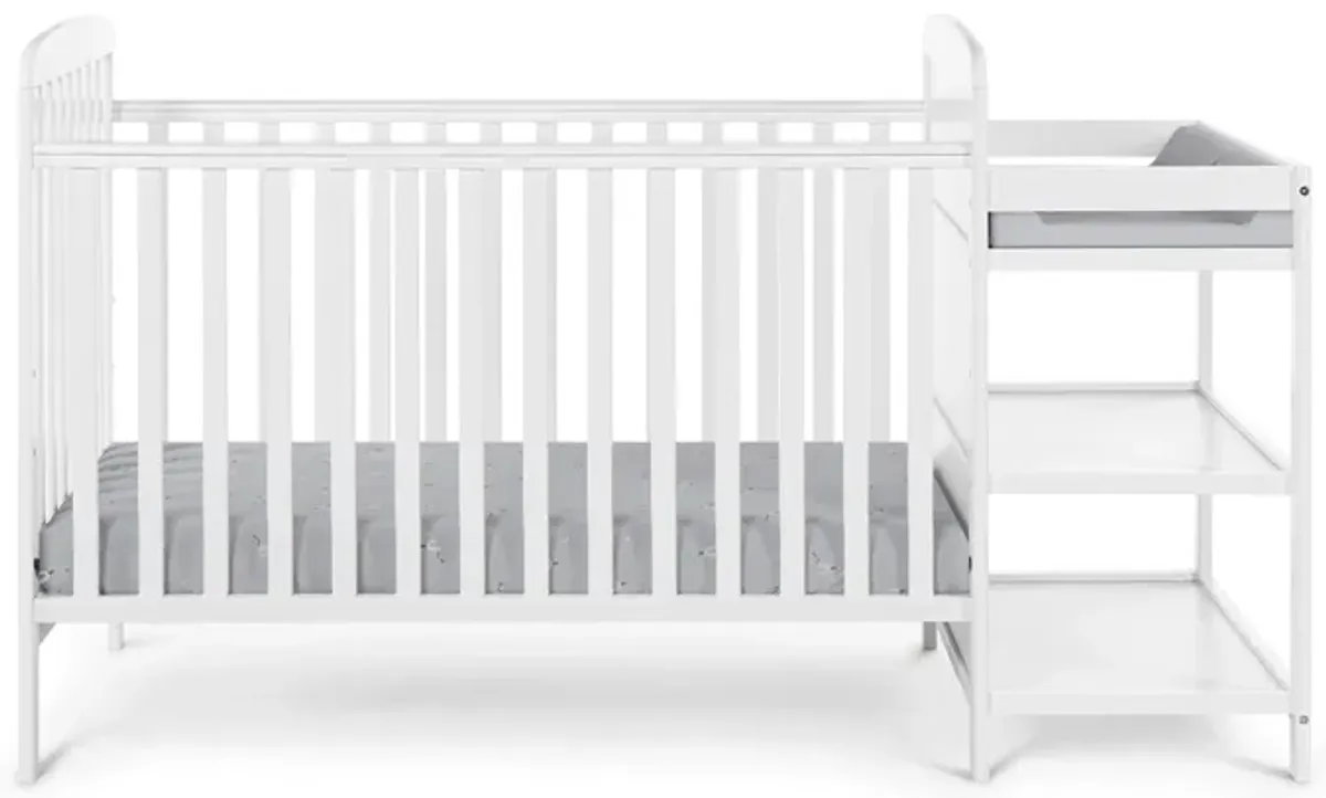 Suite Bebe Ramsey 3-in-1 Crib and Changer Combo White