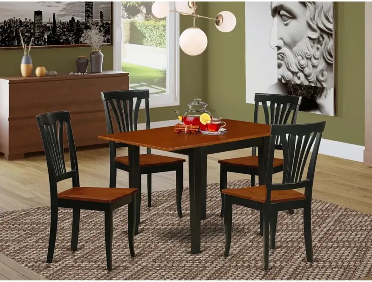 Dining Room Set Black & Cherry