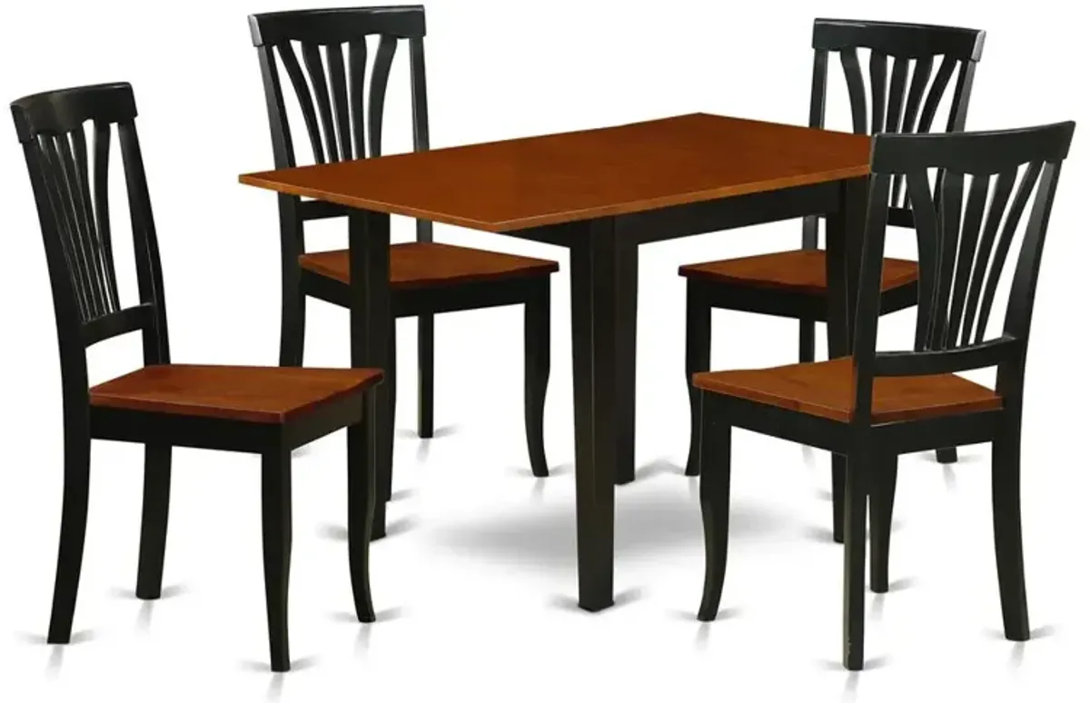 Dining Room Set Black & Cherry