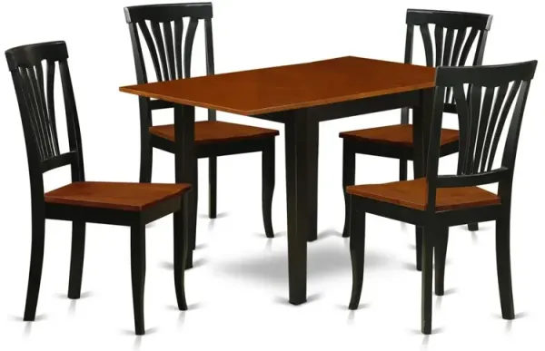 Dining Room Set Black & Cherry