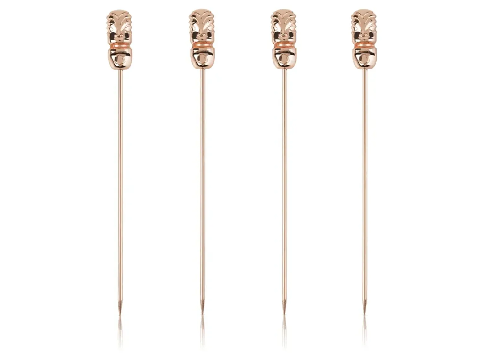 Pacific Tiki Cocktail Picks in Copper Set of 4