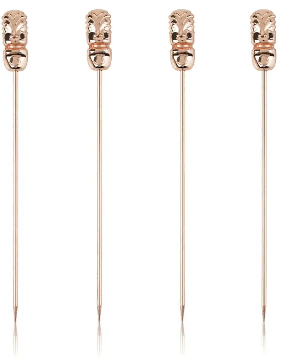 Pacific Tiki Cocktail Picks in Copper Set of 4