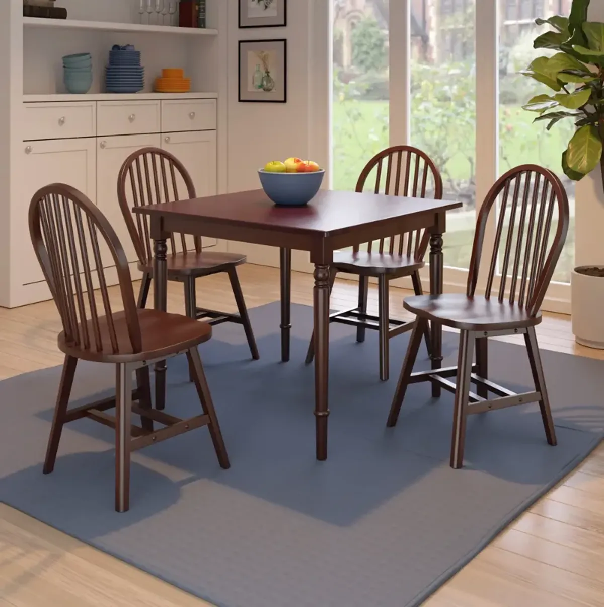 Winsome Wood Mornay Dining Set, Walnut