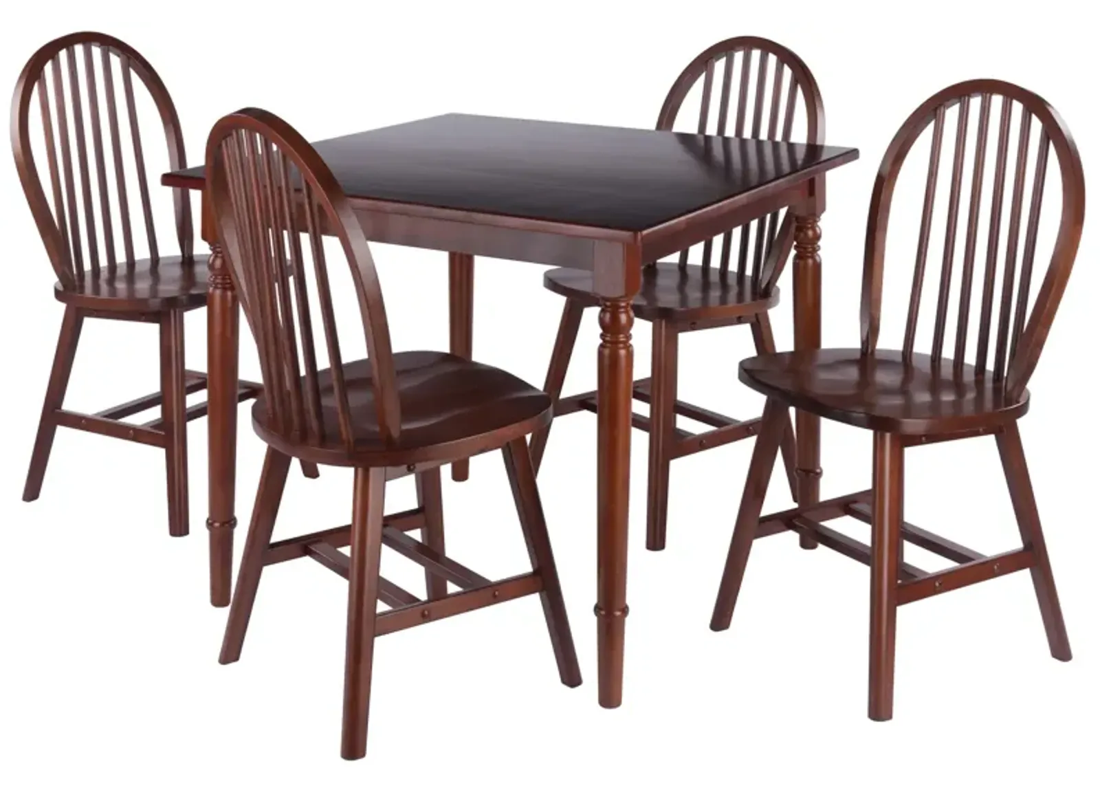 Winsome Wood Mornay Dining Set, Walnut