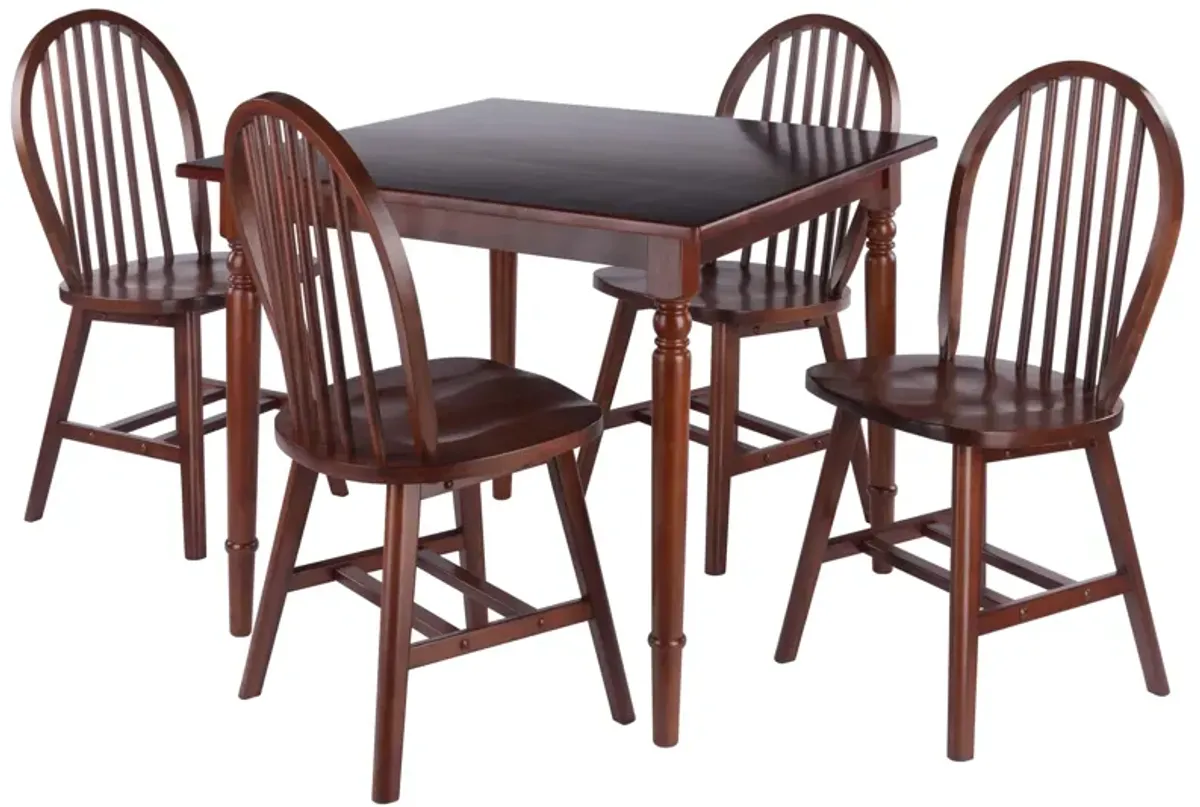 Winsome Wood Mornay Dining Set, Walnut